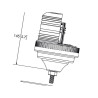 Lampa błyskowa LED przykręcana 12V/24V 140B-LA20004 Kramp 8719607095983