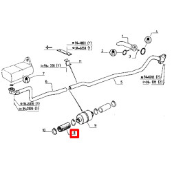Przewód filtra hydrauliki fi30 7700630034