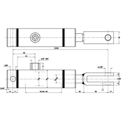 Hydrauliczny siłownik hamulcowy 20/100 Kramp 5700038821091