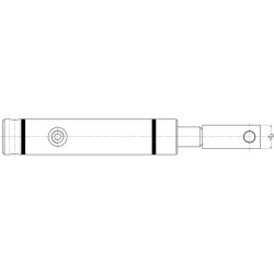 Hydrauliczny siłownik hamulcowy 25/100 , sprężyna Kramp 5700038821299