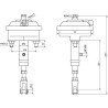 Siłownik hydrauliczno-pneumatyczny, T20 EPL20/60 Kramp 5700038821237