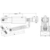Hydrauliczny siłownik hamulcowy kpl. 20/098 Kramp 5700038821183