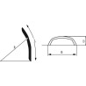 Błotnik R0615 45x1000 Dunloflex