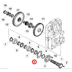 Podkładka oprawy wom 0,1mm,  6005023962