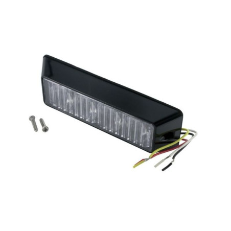 Światło ostrzegawcz stroboskopowe 12V/24V 4 LED pomarańczowe Britax L5600DV