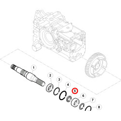Uszczelniacz 6005024096 40x55x8/7
