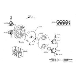 Klocki hamulcowe Renault 6005005031, 7701201653, 7701202160 Ergis 2000001656471