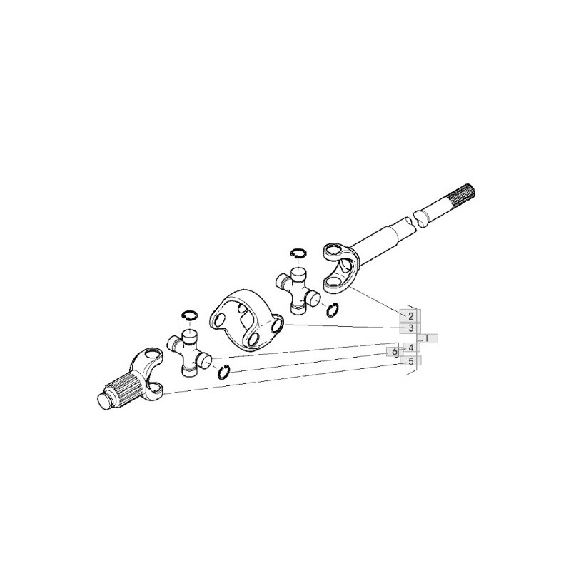 ER046209 John Deere Krzyżak 28,8x52,5mm,