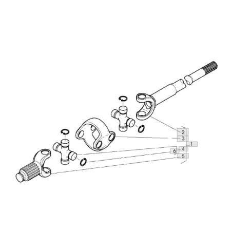 ER046209 John Deere Krzyżak 28,8x52,5mm,