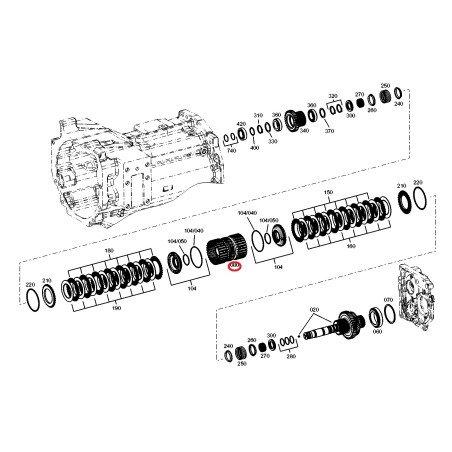 2093268037 ZF Kosz sprzęgła