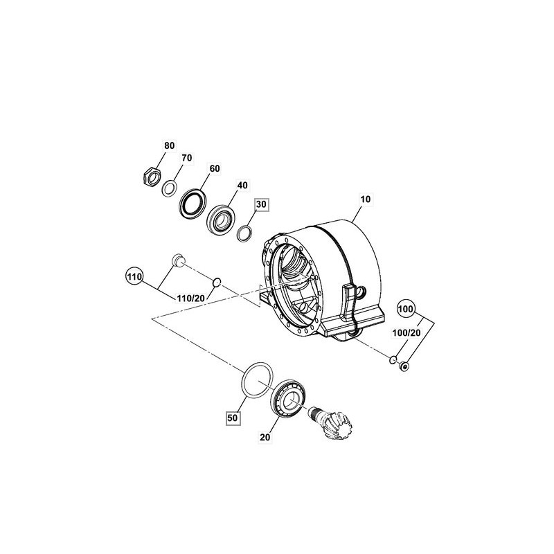 0730005584 ZF Podkładka 1,1mm