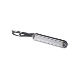 Lampa obrysowa typ SLIM ze światłowodem, biała