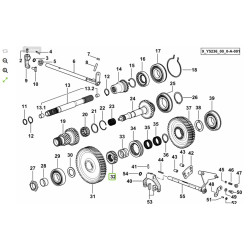 025534550 Deutz Fahr koło zębate