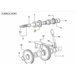 027036510 Deutz Fahr koło zębate