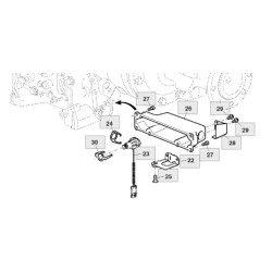 RE282919 John Deere Sworzeń pomiaru siły uciągu JD