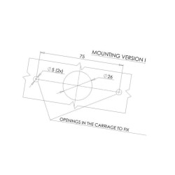 Lampa obrysowa, przednia 536 12V-24V LED