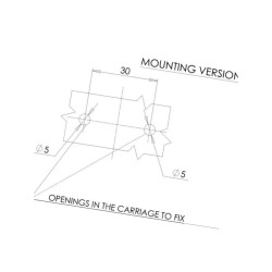 Przednie światło pozycyjne, z uchwytem