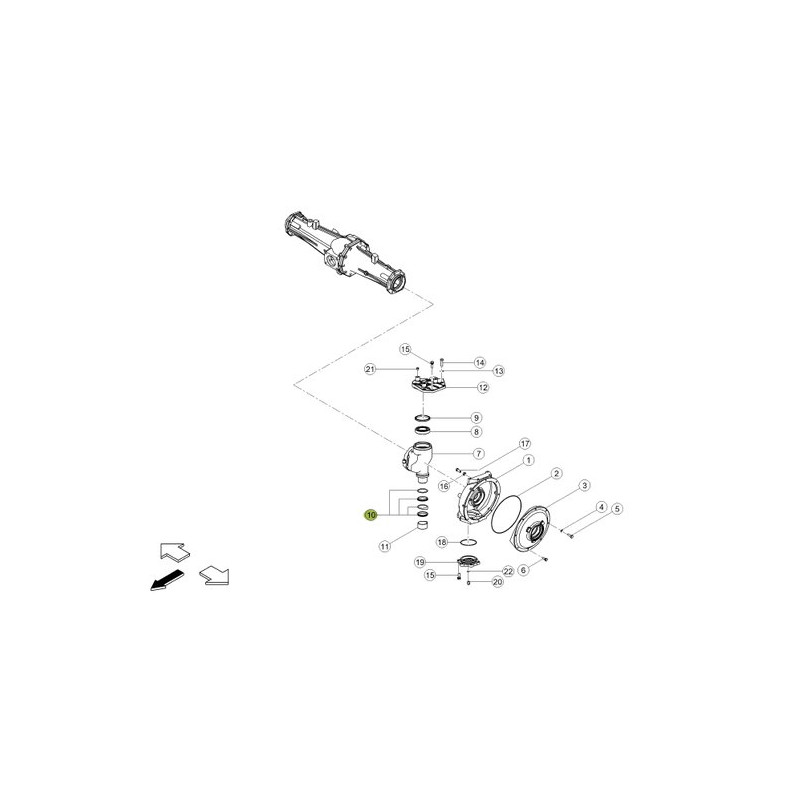 Zestaw uszczelek 0016000740 Claas 0016000740