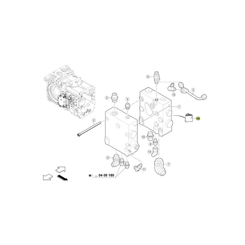 Zestaw uszczelek zaworu hamulc 0011330300 Claas 0011330300