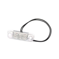 Lampa obrysowa biała LED, 283, 12V-24V, Waś 1400300121