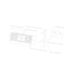 Lampa obrysowa biała LED z uchwytem 105z Waś 14006901050