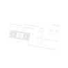 Lampa obrysowa biała LED z uchwytem 105z Waś 14006901050