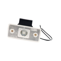 Lampa obrysowa biała LED z uchwytem 105z Waś 14006901050