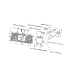 Lampa obrysowa biała LED z uchwytem boczna, W-17 Waś 1400690531