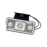 Lampa obrysowa biała LED z uchwytem boczna, W-17 Waś 1400690531