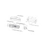 Lampa obrysowa biała LED, 282, W-61, 12V-24V, Waś 1400690800