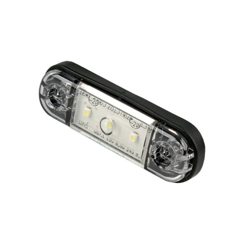 Lampa obrysowa biała LED, 710 Waś 1400300710