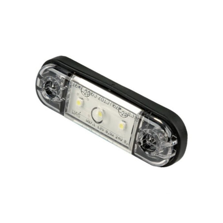 Lampa obrysowa biała LED, 710 Waś 1400300710