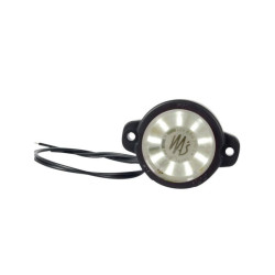 Lampa obrysowa biała LED 519, 12V-24V Waś 1400300519