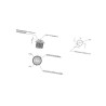 Lampa obrysowa biała LED 668, 12V-24V Waś 1400300668