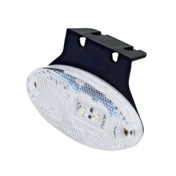 Lampa obrysowa biała LED z uchwytem 309z, 12V-24V, Waś 1400300309Z