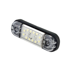 Lampa obrysowa biała LED, 716, 12V-24V Waś 1400300716