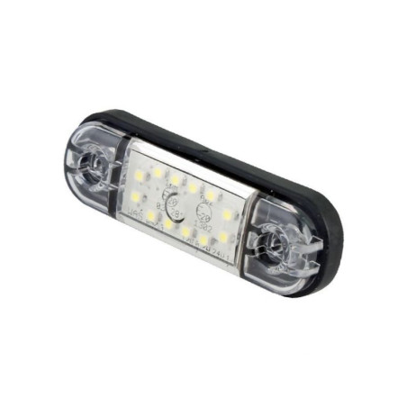 Lampa obrysowa biała LED, 716, 12V-24V Waś 1400300716