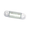 Lampa obrysowa biała LED 558, 12V-24V Waś 1400300558