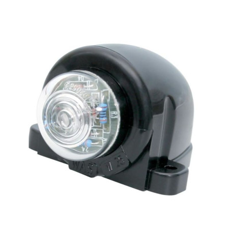 Lampa obrysowa biała LED, W-25, biała Waś 1400690600
