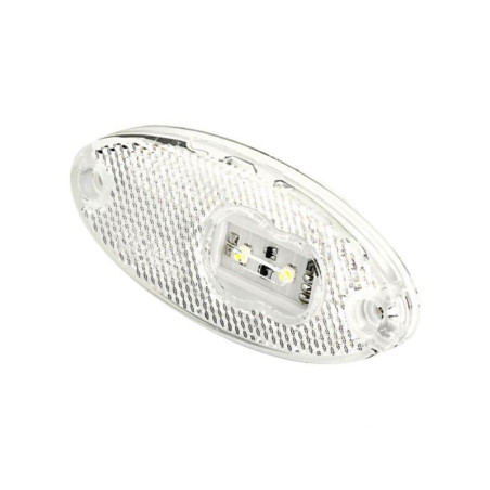Lampa obrysowa biała LED, 309p 12V-24V, Waś 1400300309P