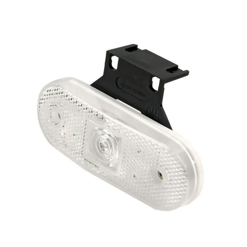 Lampa obrysowa biała LED z uchwytem 231z, Waś 14006905300