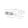 Lampa obrysowa biała LED, 231, W-47, 12V-24V, Waś 1400690530