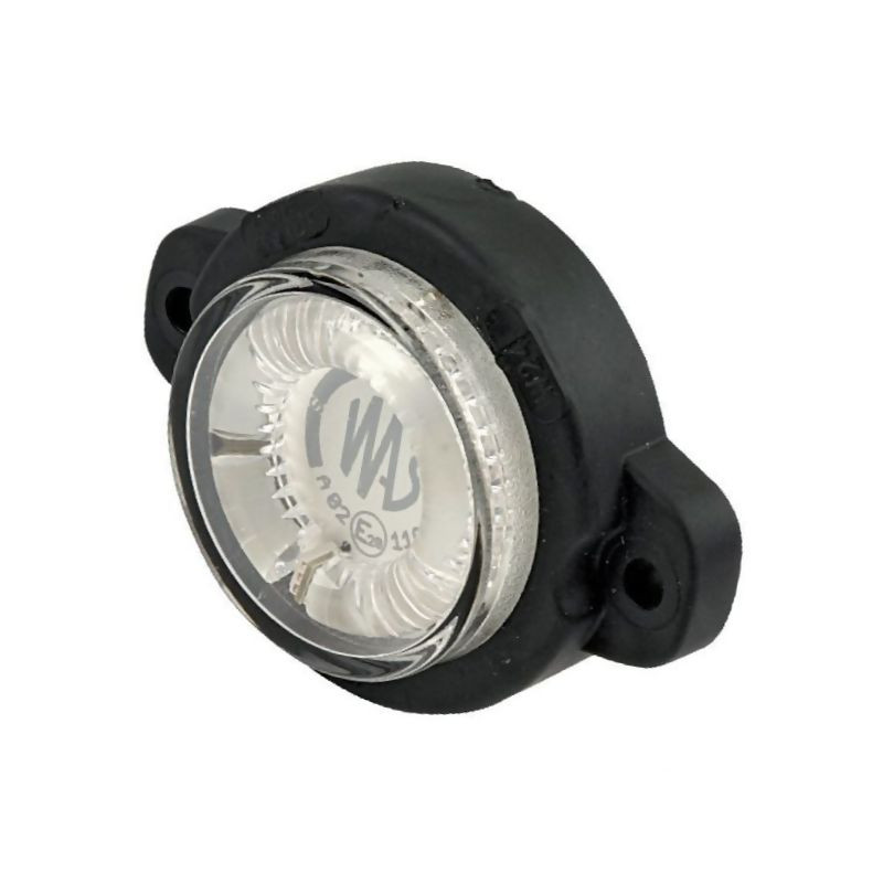 Lampa obrysowa biała LED 451 12V-24V Waś 14003000451