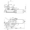 Silnik wycieraczki, 12V Doga 8719607026116