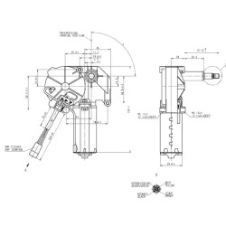 Silnik wycieraczki 12V 180° wałek L:61.5 mm Non Original
