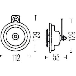 Klakson 12V Hella