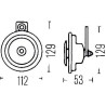 Klakson 12V Hella