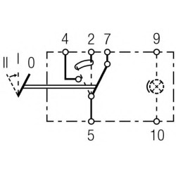 6RH004570311 przełącznik kołyskowy Hella