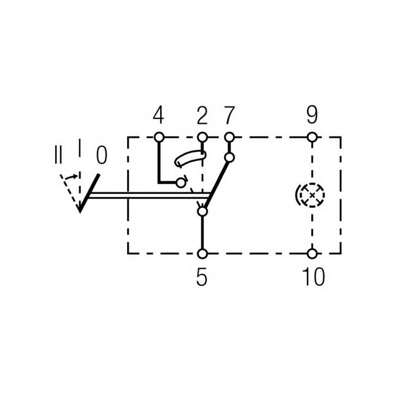 6RH004570311 przełącznik kołyskowy Hella