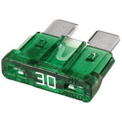 Bezpiecznik płaski 32V 30A L18.6 mm zielony op. 50 szt. Hella